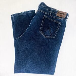Wrangler Mens Regular Fit Straight Leg Jeans - Size 42 x 29